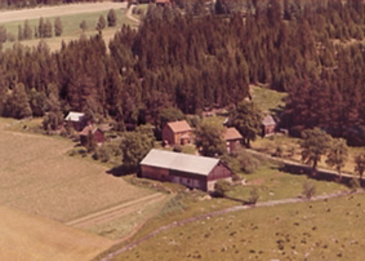 Widerøes Flyveselskap A/S, Flyfoto av Bårdseng, Bergseng, Ringsaker.