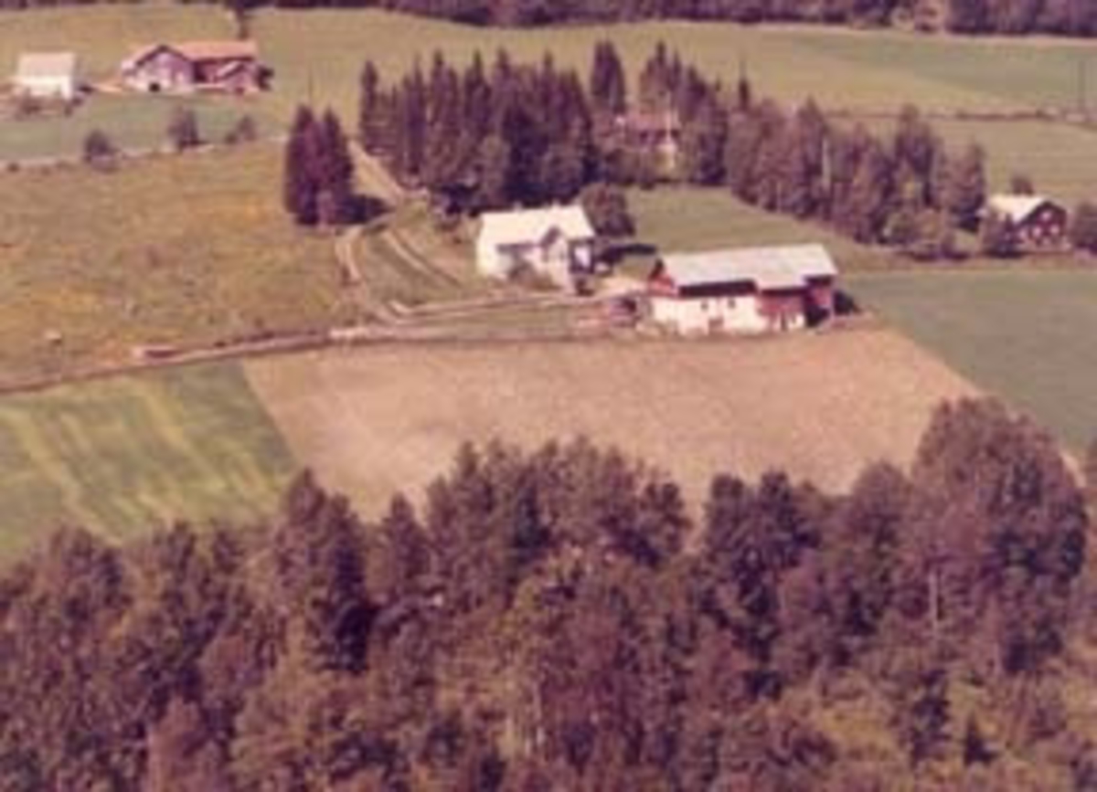 Widerøes Flyveselskap A/S, Flyfoto av Pinnerudengen, Furnes, Ringsaker.