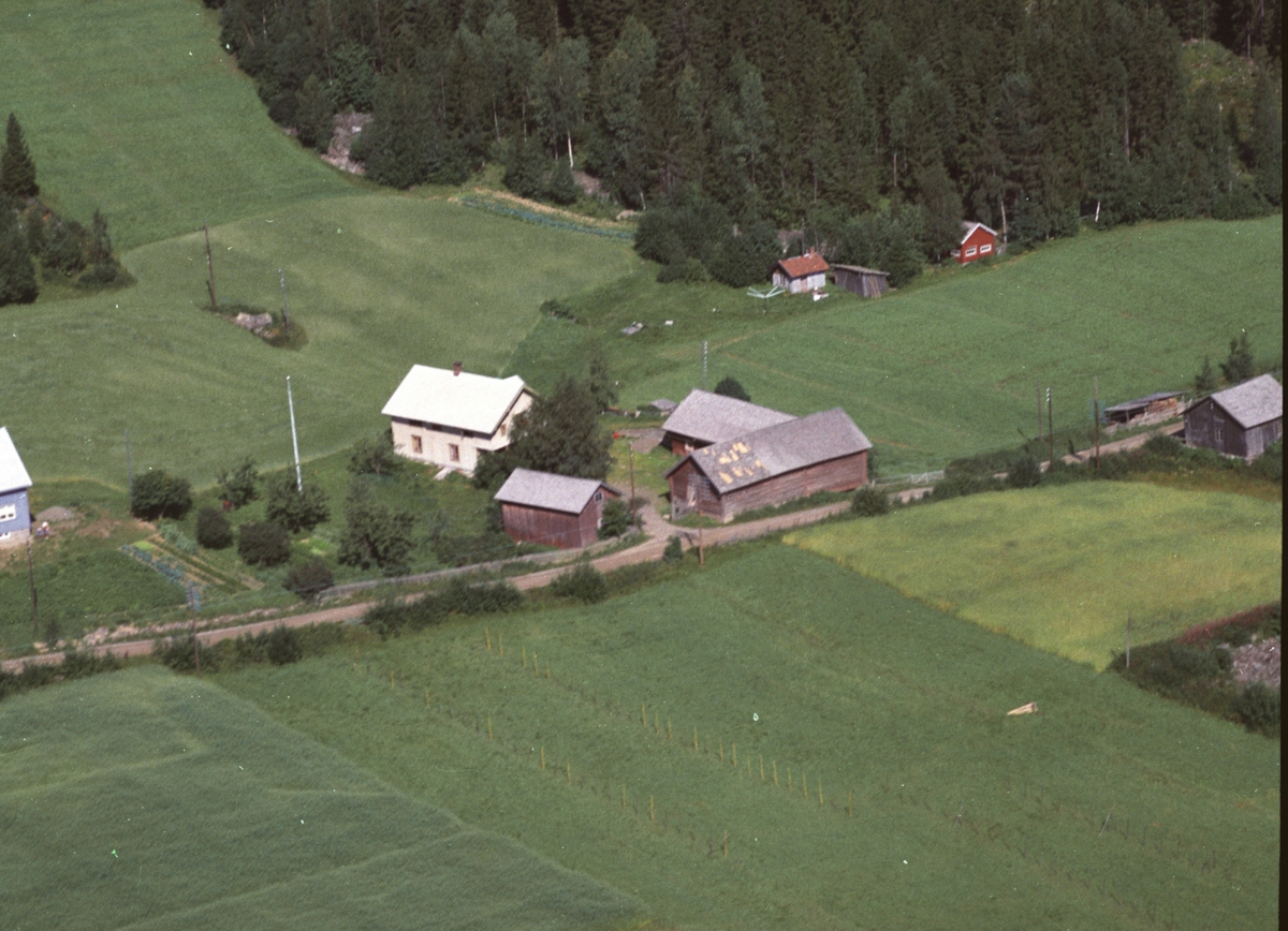Anno Domkirkeodden, Flyfoto av Sveum, Næroset, Ringsaker.