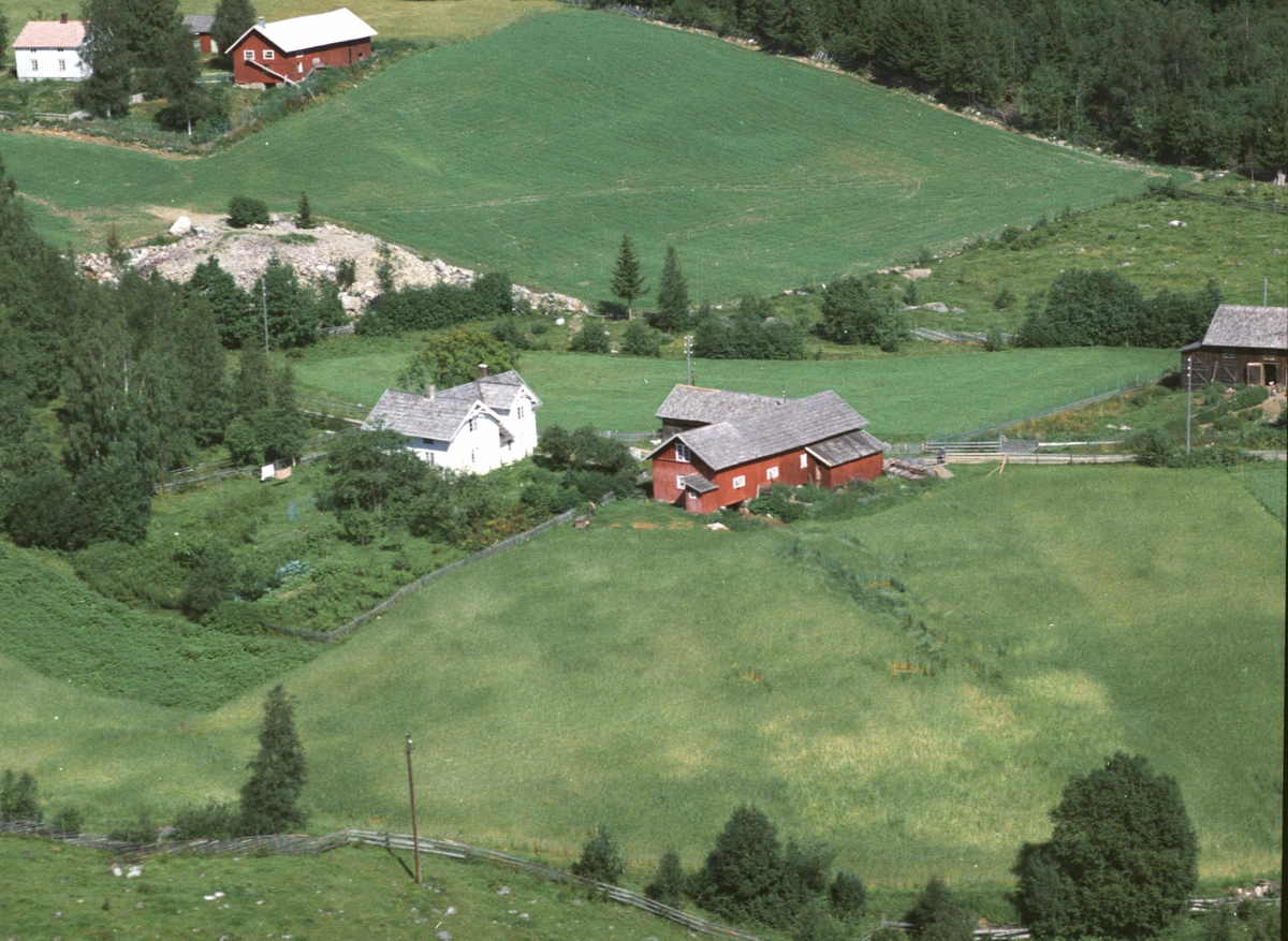 Widerøes Flyveselskap A/S, Flyfoto av Tranget gard, Fløtlia, Ringsaker.