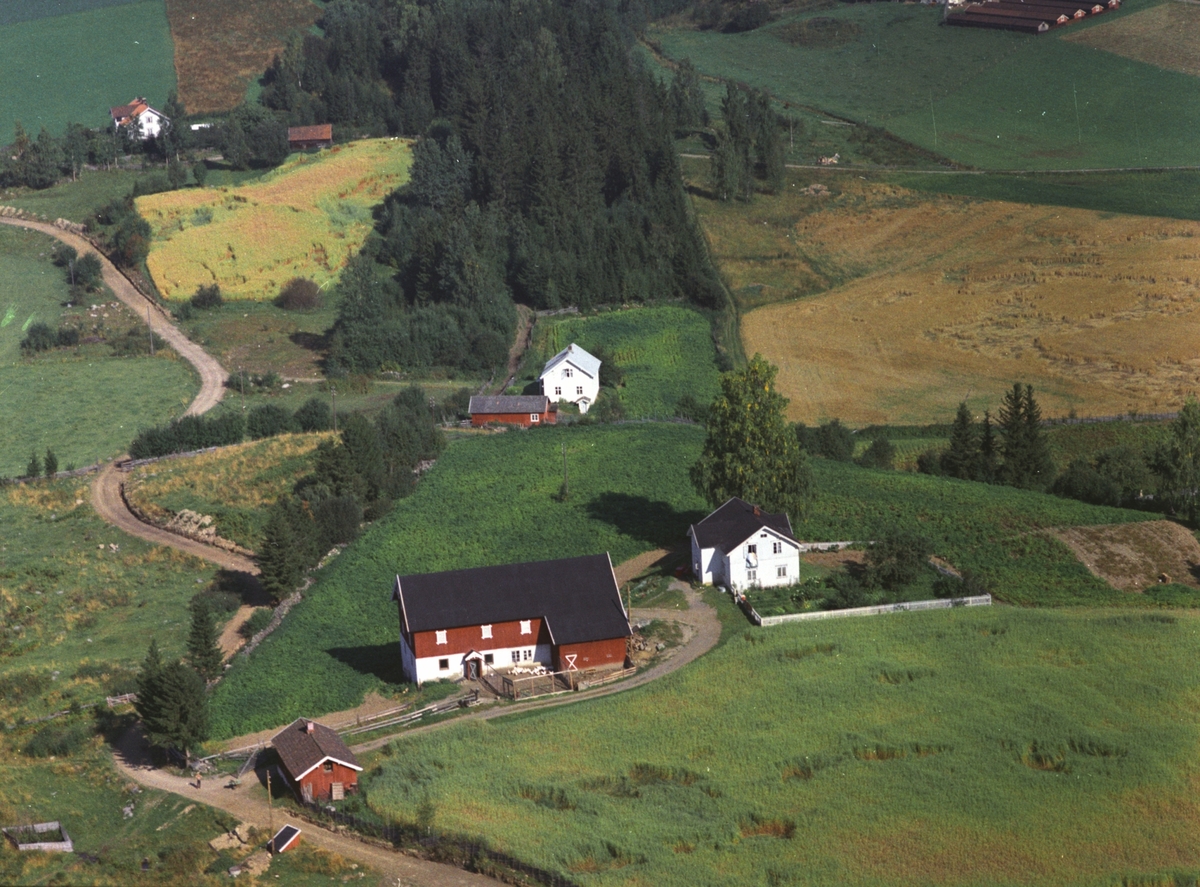 Widerøes Flyveselskap A/S, Flyfoto, Høyby, Stensengdalen, Ringsaker.