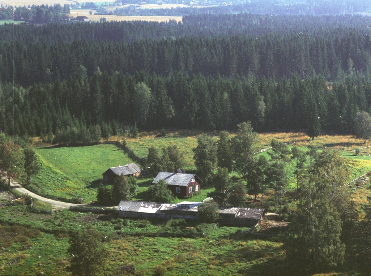 Widerøes Flyveselskap A/S, Flyfoto, Snekkersveen, Gaupen, Ringsaker.