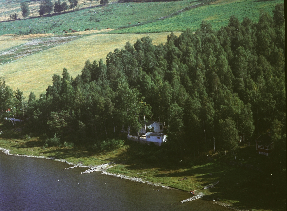 Widerøes Flyveselskap A/S, Flyfoto, Soltun, Gaupen, Ringsaker.