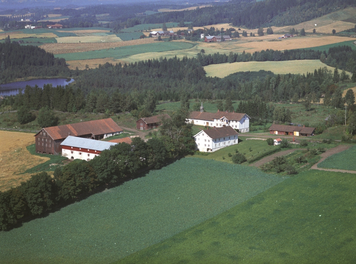 Widerøes Flyveselskap A/S, Flyfoto, Herram gard, Ringsaker.