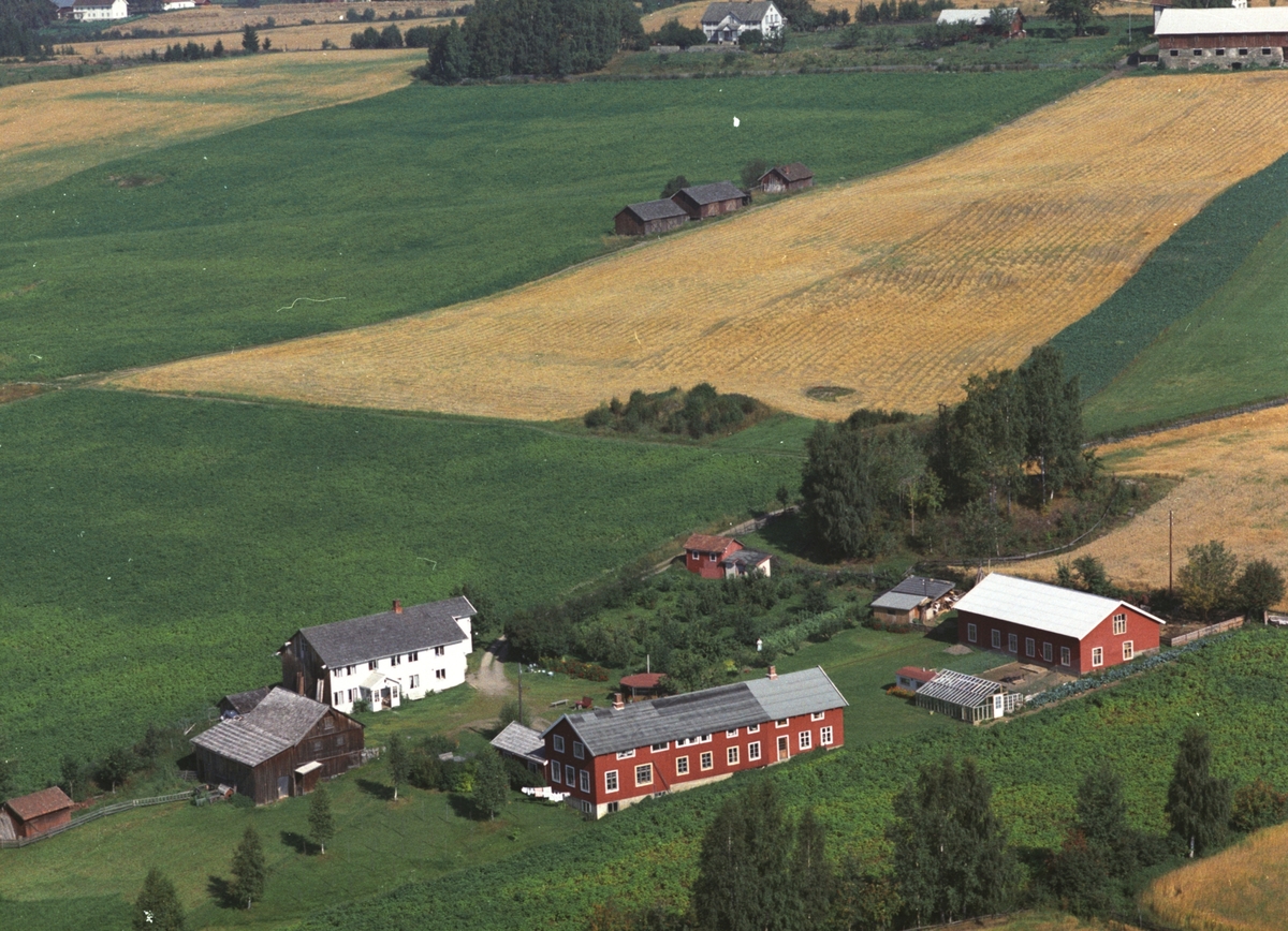 Widerøes Flyveselskap A/S, Flyfoto, Mariendal, Gaupen, Ringsaker.