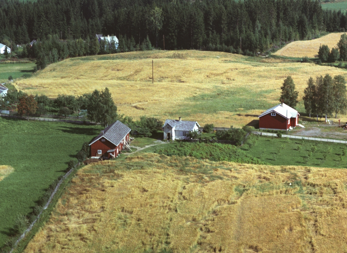 Widerøes Flyveselskap A/S, Flyfoto, Lunde Sørbøl, Gaupen, Ringsaker.