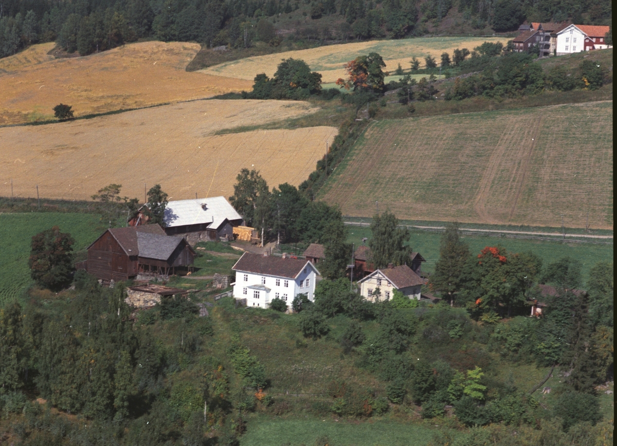 Widerøes Flyveselskap A/S, Flyfoto, Skyberg nedre, Rudshøgda, Ringsaker.
