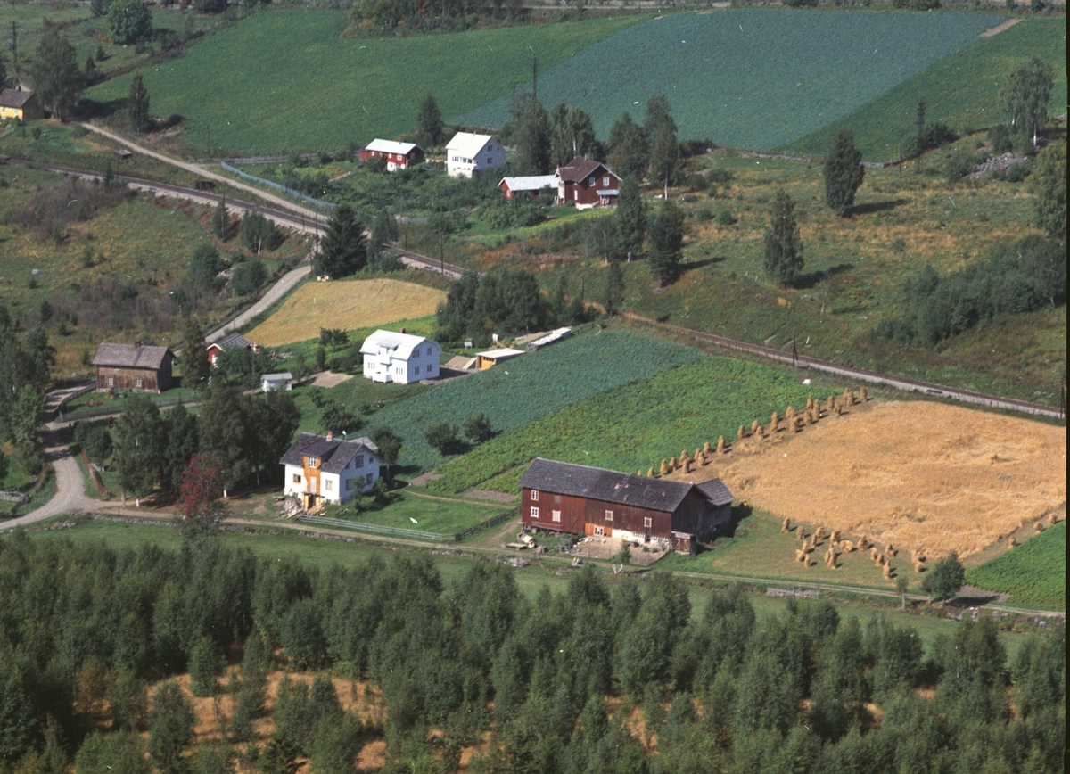 Widerøes Flyveselskap A/S, Flyfoto, Vestheim, Kjosdalen, Ringsaker.