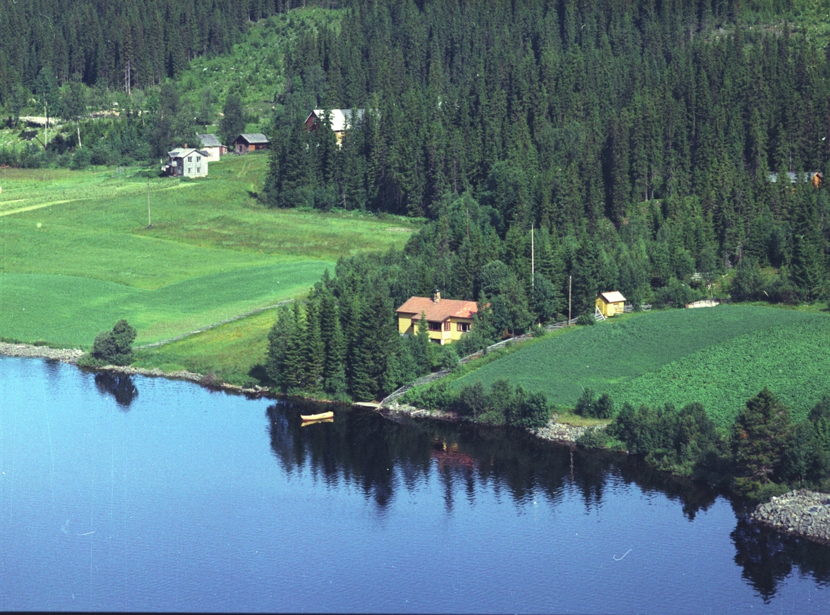 Widerøes Flyveselskap A/S, Flyfoto, Harkerud, Mesnalia, Ringsaker.