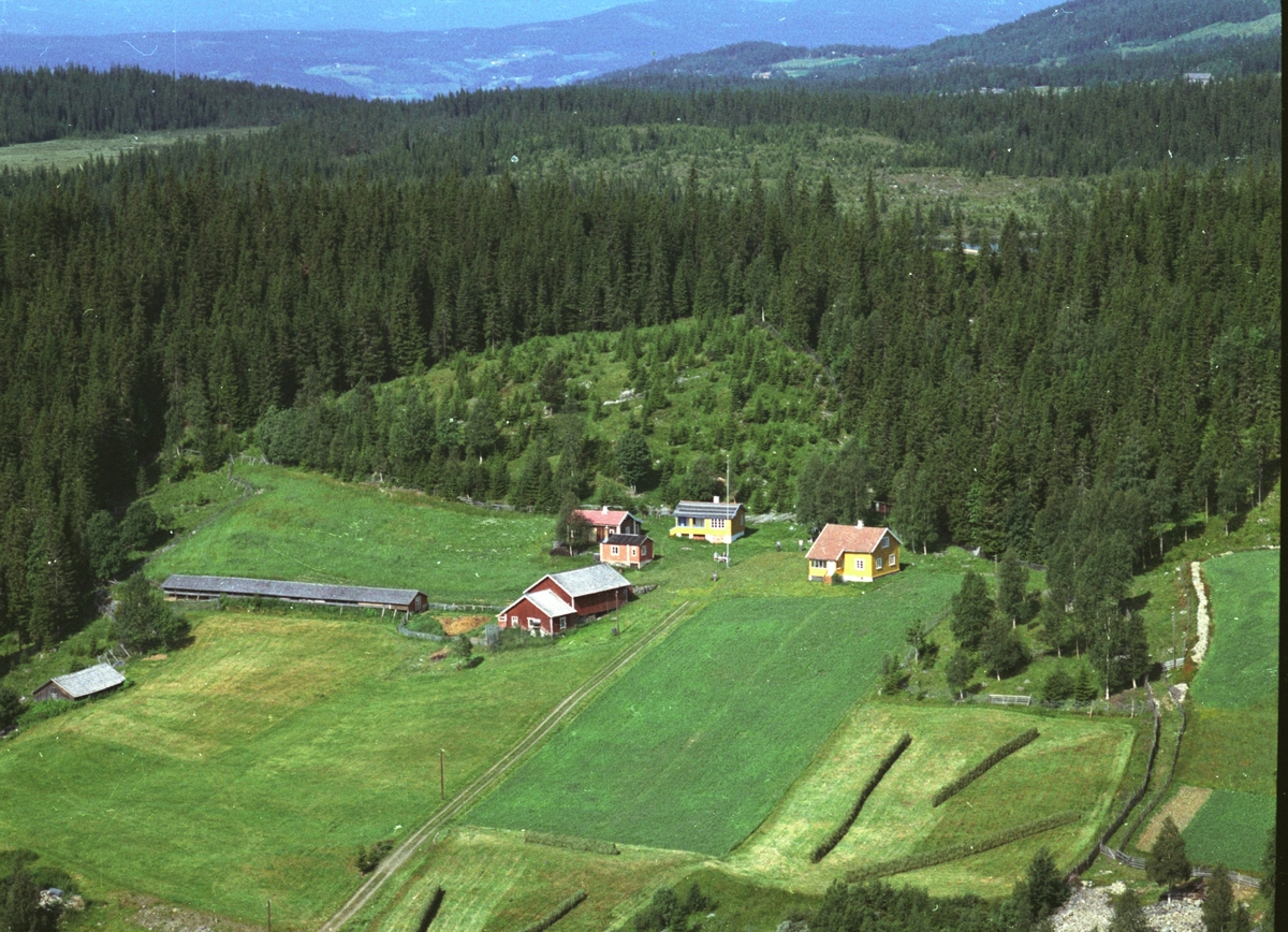 Widerøes Flyveselskap A/S, Flyfoto, Solli, Mesnalia, Ringsaker.