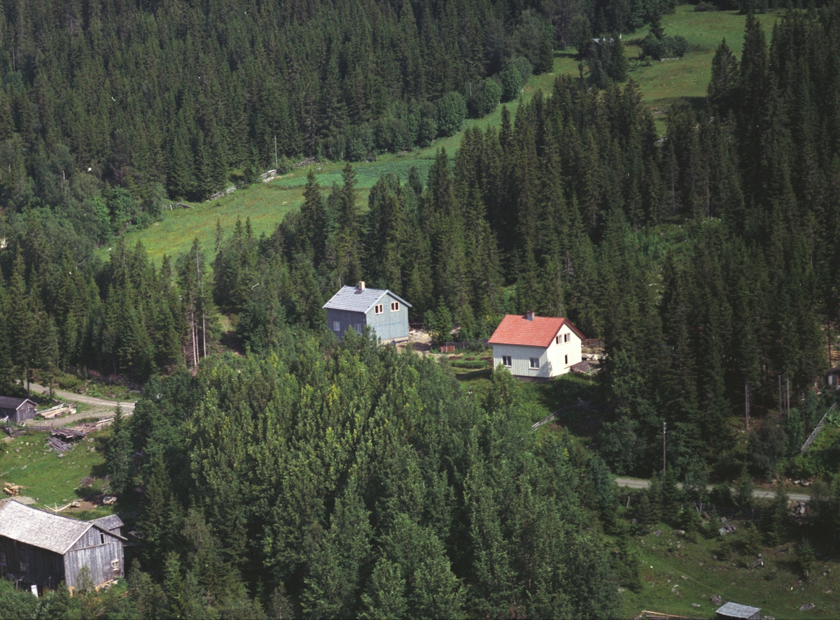 Widerøes Flyveselskap A/S, Flyfoto, Lillebo, Nordmessenvegen, Mesnalia, Ringsaker.