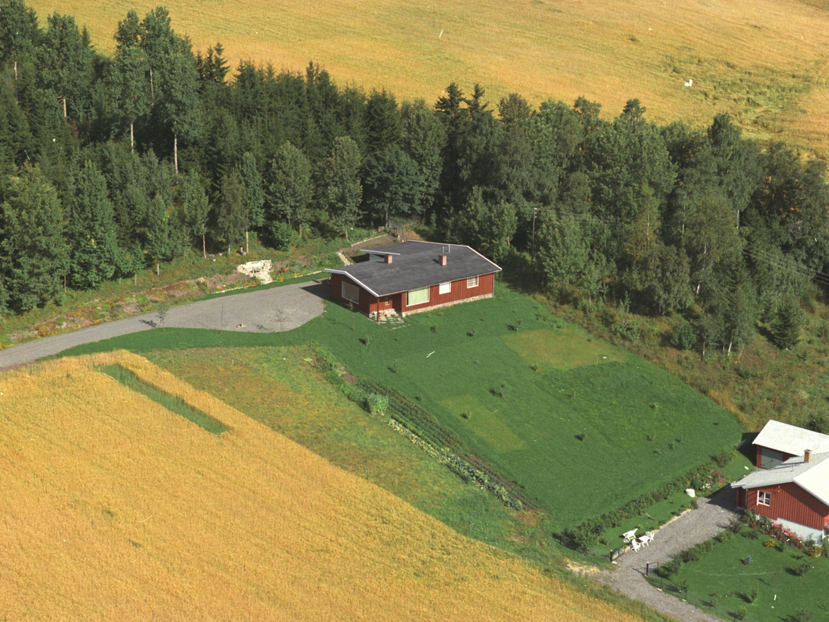 Widerøes Flyveselskap A/S, Flyfoto, Kossenga, Veldre, Ringsaker.