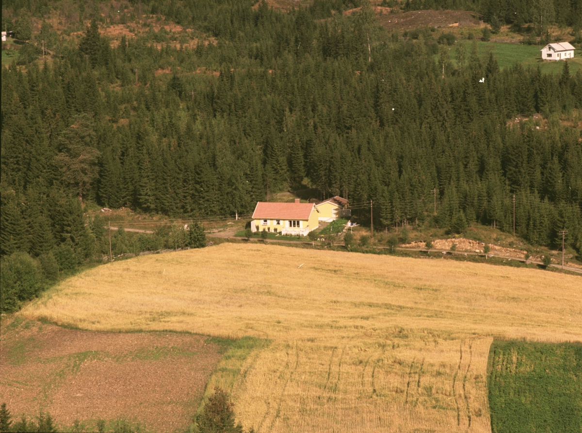 Widerøes Flyveselskap A/S, Flyfoto, Nyløkken, Veldre, Ringsaker.