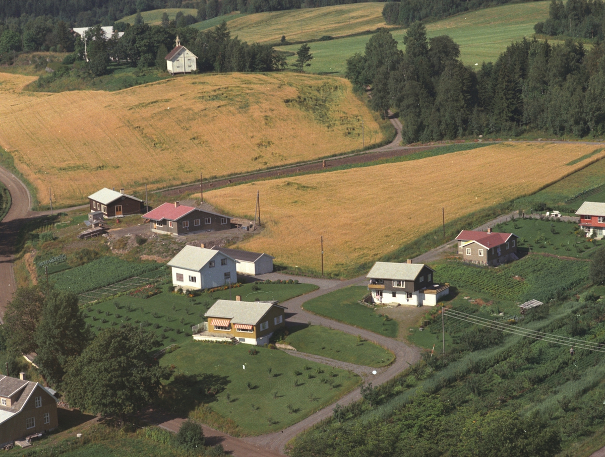 Widerøes Flyveselskap A/S, Flyfoto, Endeli, Veldre, Ringsaker.
