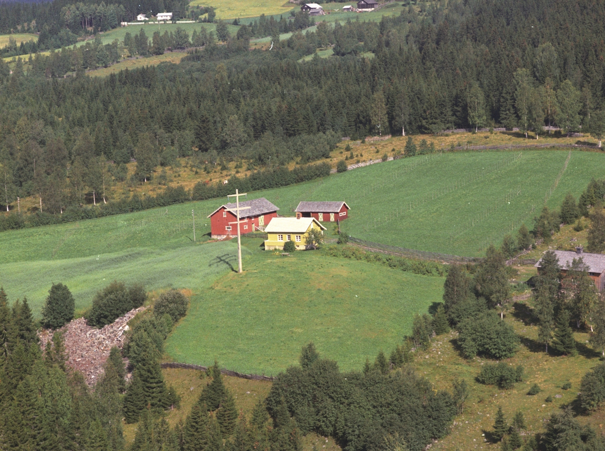 Widerøes Flyveselskap A/S, Flyfoto, Toresvea, Veldre, Ringsaker.