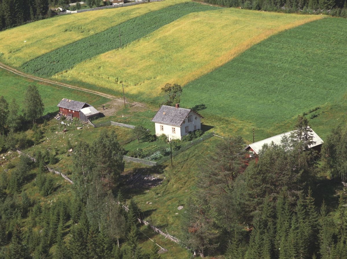 Widerøes Flyveselskap A/S, Flyfoto, Kjellbakken, Næroset, Ringsaker.