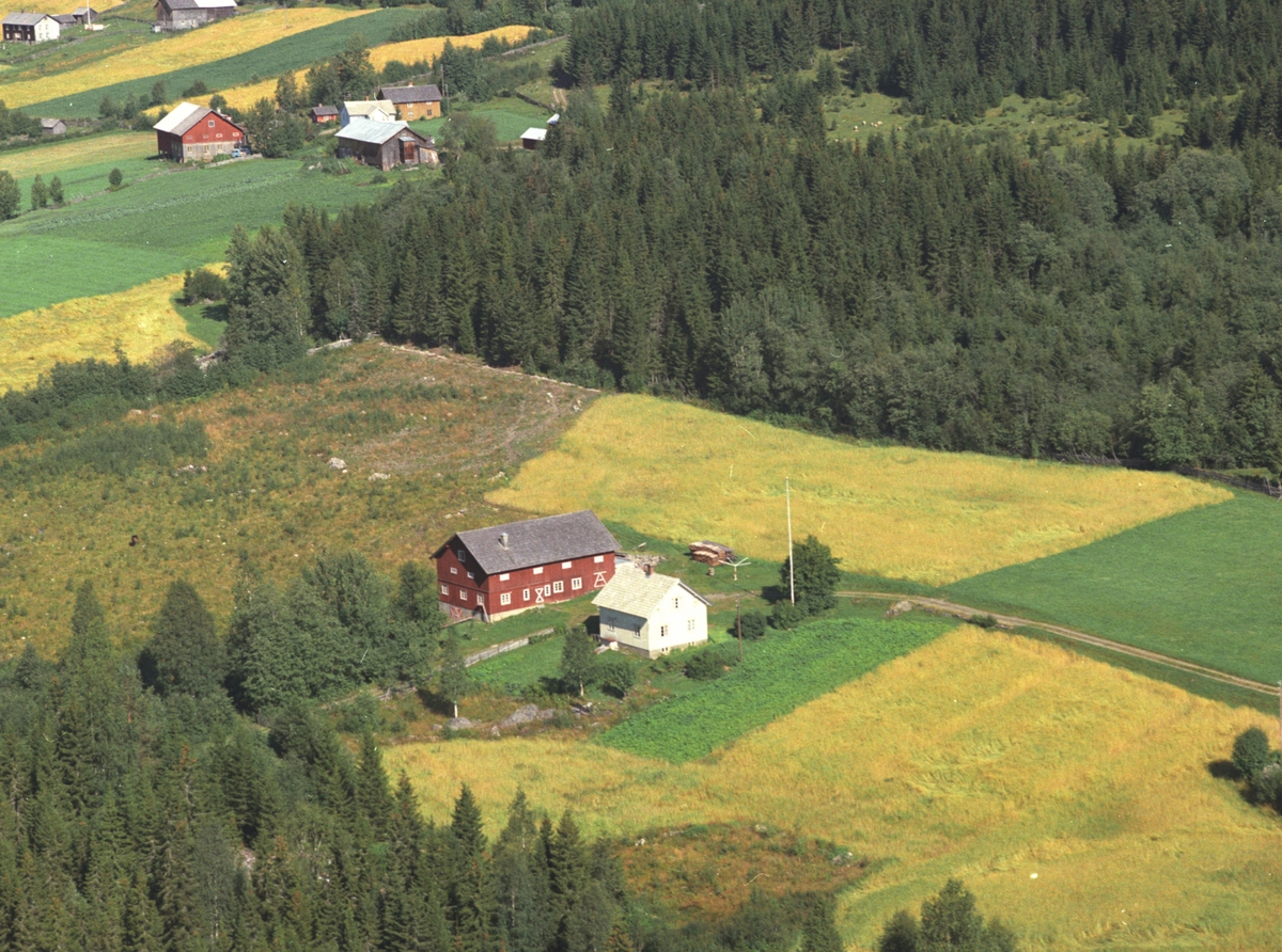 Widerøes Flyveselskap A/S, Flyfoto, Bergheim, Åsmarka, Ringsaker.