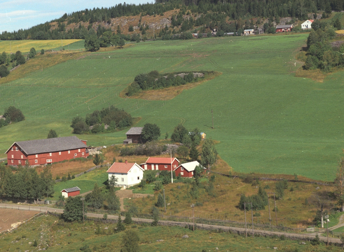 Widerøes Flyveselskap A/S, Flyfoto, Dagfinnåsen (Haugen?), Åsmarka, Ringsaker.