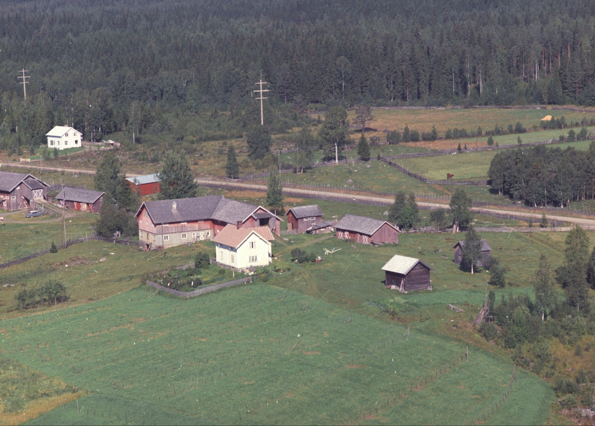 Widerøes Flyveselskap A/S, Flyfoto, Brenden, Åsmarka, Ringsaker.