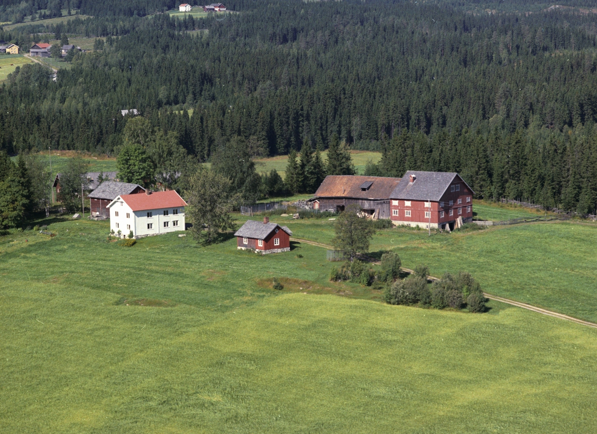 Widerøes Flyveselskap A/S, Flyfoto, Olasveen, Åsmarka, Ringsaker.