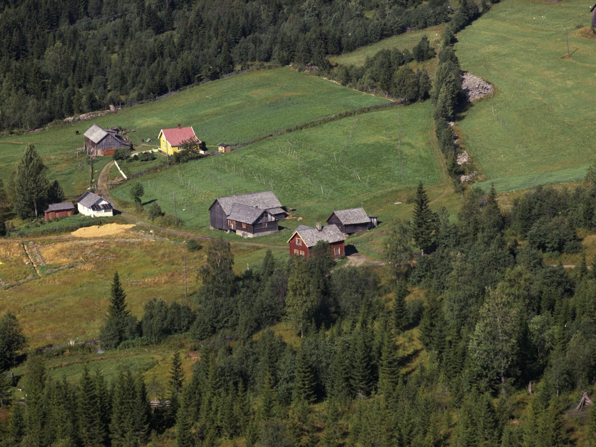 Widerøes Flyveselskap A/S, Sørengen, Lismarka, Ringsaker, flyfoto.