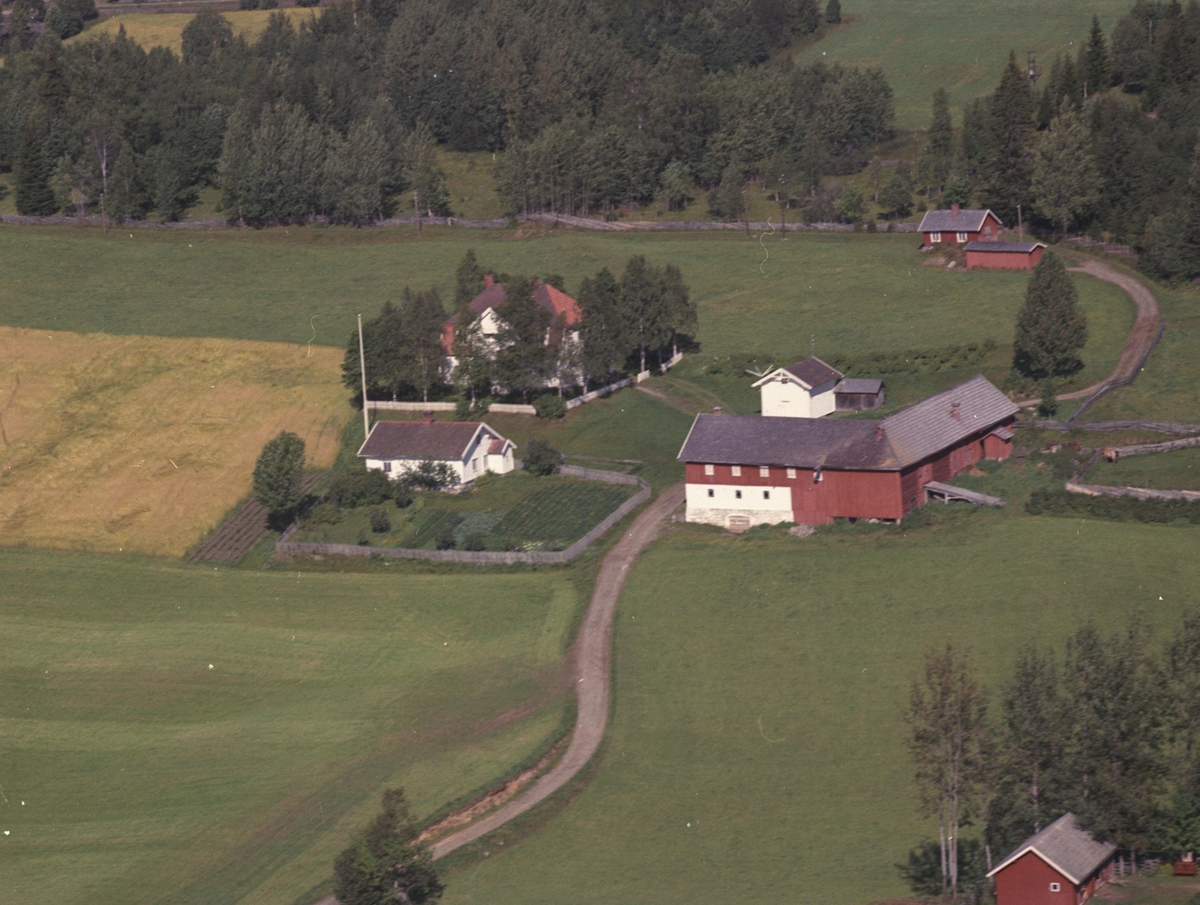 Widerøes Flyveselskap A/S, Flyfoto, Lisengen, Lismarka, Ringsaker.
