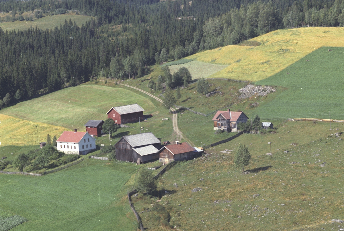 Widerøes Flyveselskap A/S, Flyfoto, Nordhaugen, Lismarka, Ringsaker.