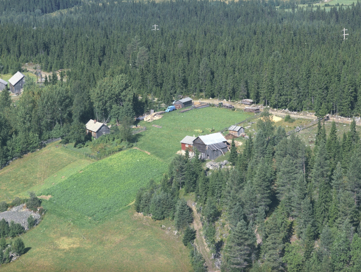 Widerøes Flyveselskap A/S, Flyfoto, Søre Geitrud, Lillehammer.