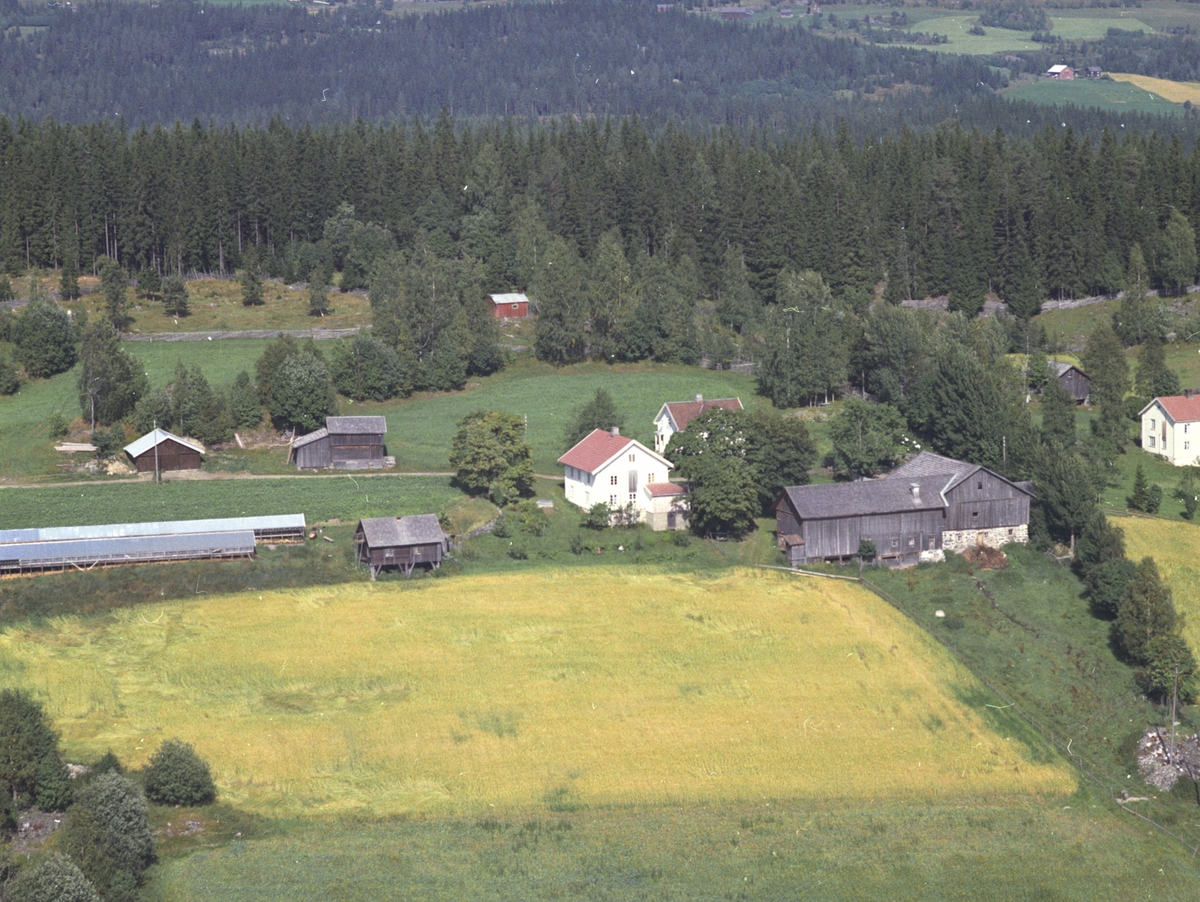 Widerøes Flyveselskap A/S, Flyfoto, Møkkelåsen nordre 424.1. Brøttum, Ringsaker.