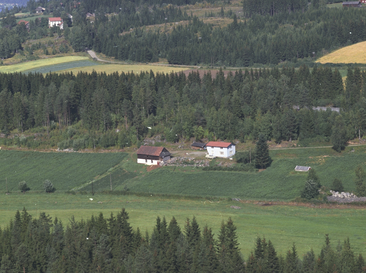 Widerøes Flyveselskap A/S, Flyfoto, ukjent bruk, Bergseng, Ringsaker.
