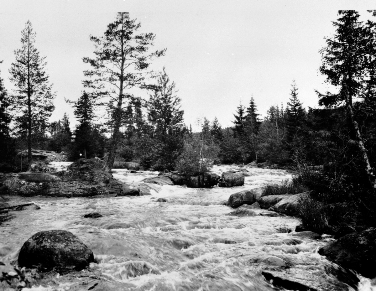 Anno Domkirkeodden, Vårflom i Moelva, Ringsaker.