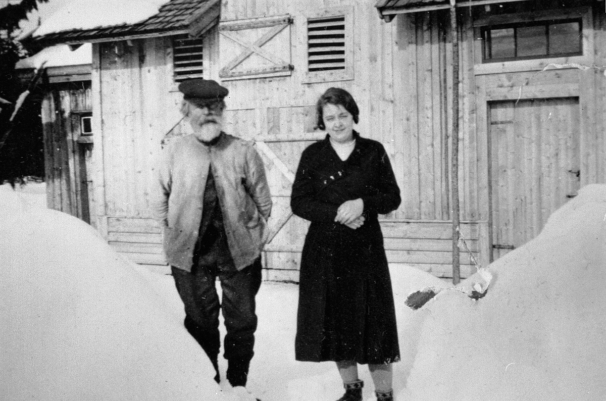 Anno Domkirkeodden, Johan Blæsebrein og Marie Prestsveen, Bøverlund, Ringsaker.