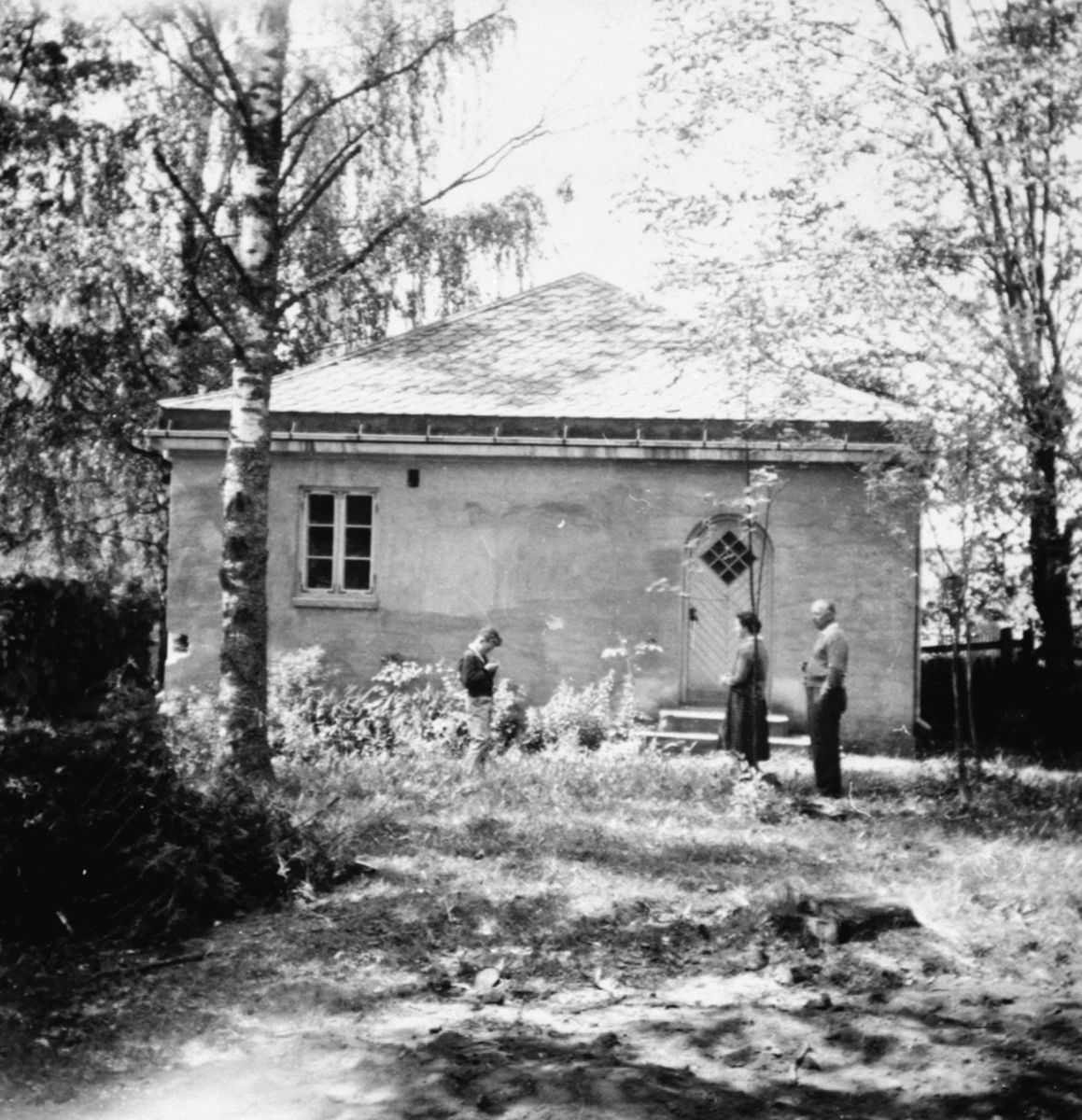 Anno Domkirkeodden, Eksteriør, det kommunale arkivet ved Tingvang, Øyvind Vanem, Inger Vanem, Jørgen Vanem, gamle Ringsaker kommune.