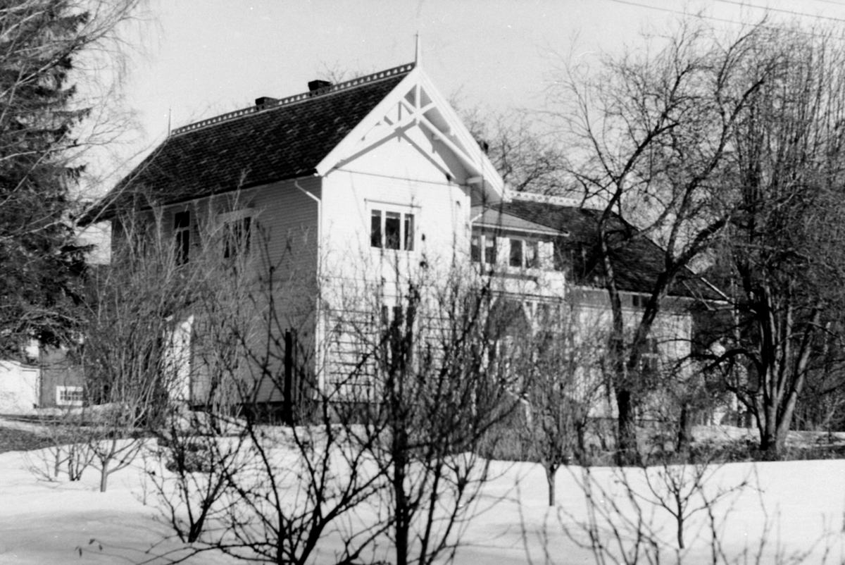 Anno Domkirkeodden, Eksteriør, doktorgården, resit av Moelven Brug i 1902. Doktor Wergeland bodde her. Lege Einar Nicolai Wergeland, født i 1866 i Kristiansand og død i 1957 i Kristiansand, var Henrik Wergelands nevø. Han bodde i gården sammen med hustruen Marie og barna. Einar Nicolai var sønn av generalmajor Josef F…