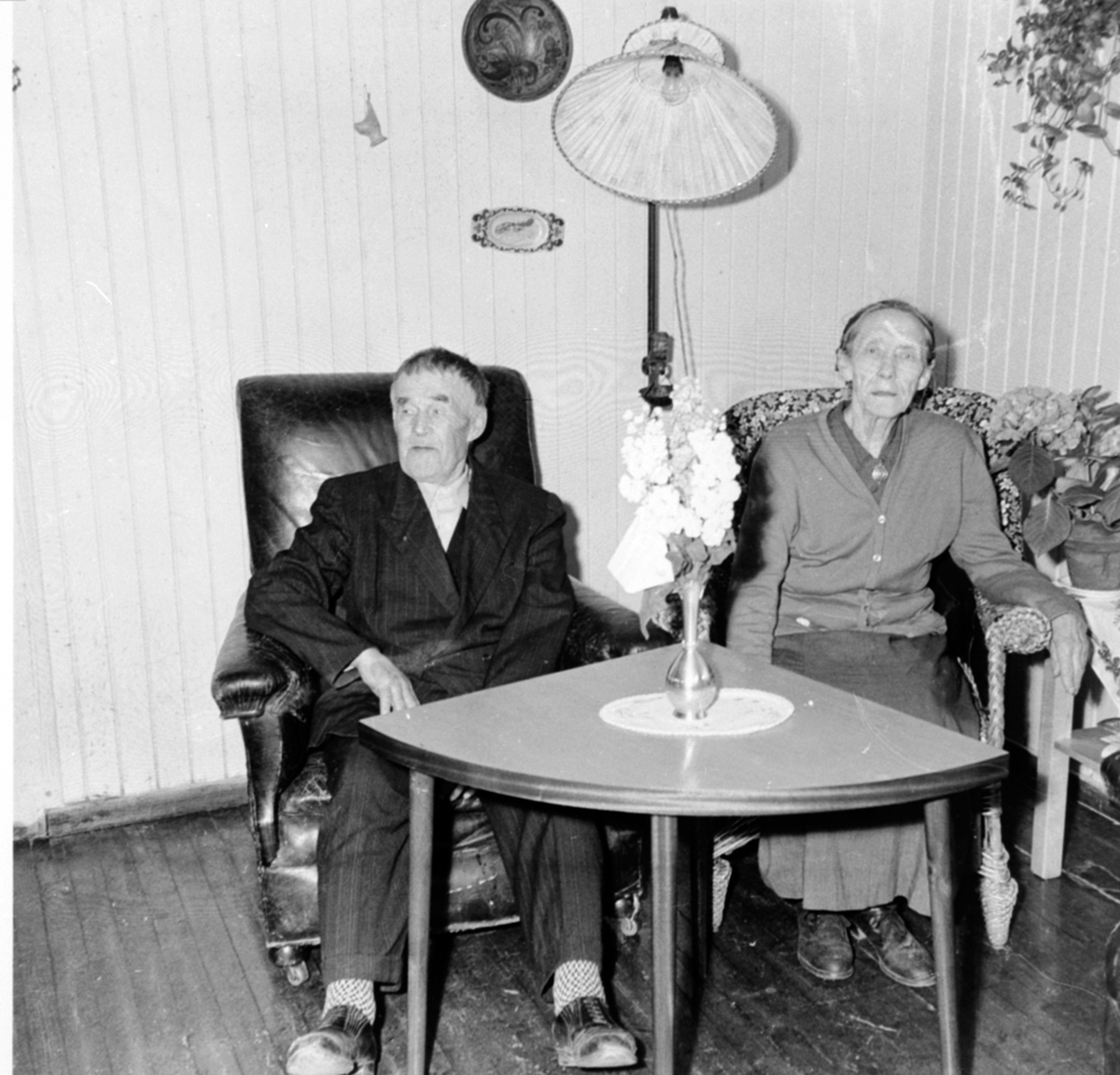 Anno Domkirkeodden, Olaf Andreassen Prøysen og Julie Prøysen feirer gullbryllup i Prøysenstau, Ringsaker.