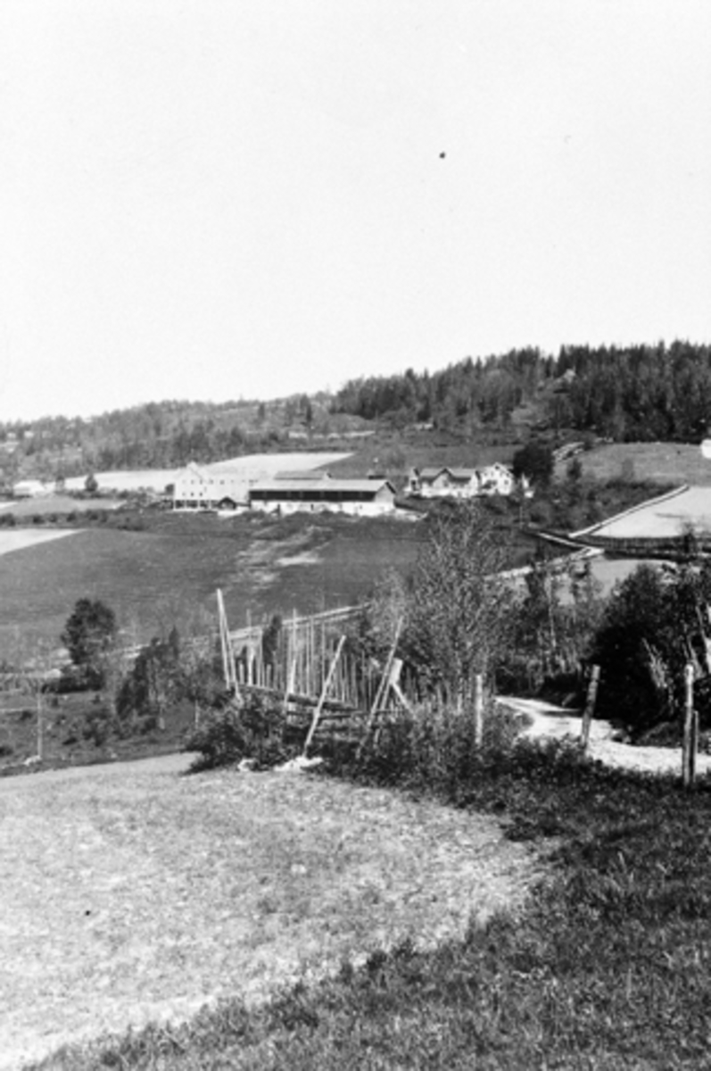 Anno Domkirkeodden, Gardsbruk, Tørud gård med vegen fra Mørkved store, ned til Brumunddal.
