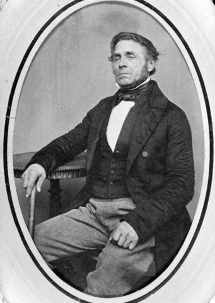 Anno Domkirkeodden, Portrett, Iver Fliflet Heramb F: 08. 02. 1810-30. 06. 1885, Soug østre, Ringsaker.