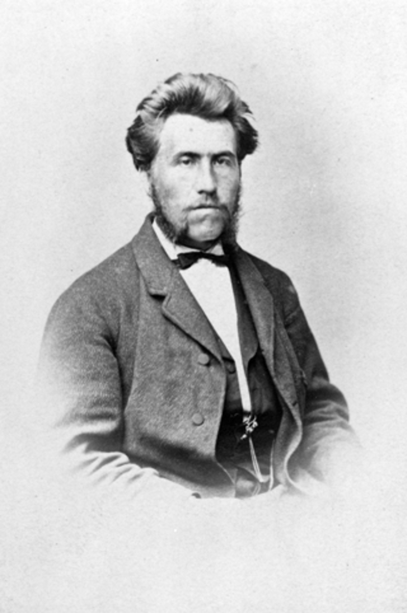 Anno Domkirkeodden, Portrett, dyrlege Blystad. (Anders Blystad født 1840, Vang).