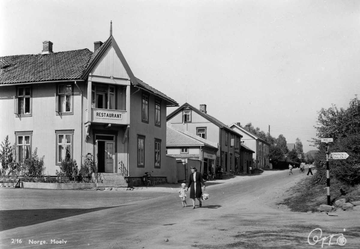 Anno Domkirkeodden, Storgata, Moelv, sentrum, restaurant.