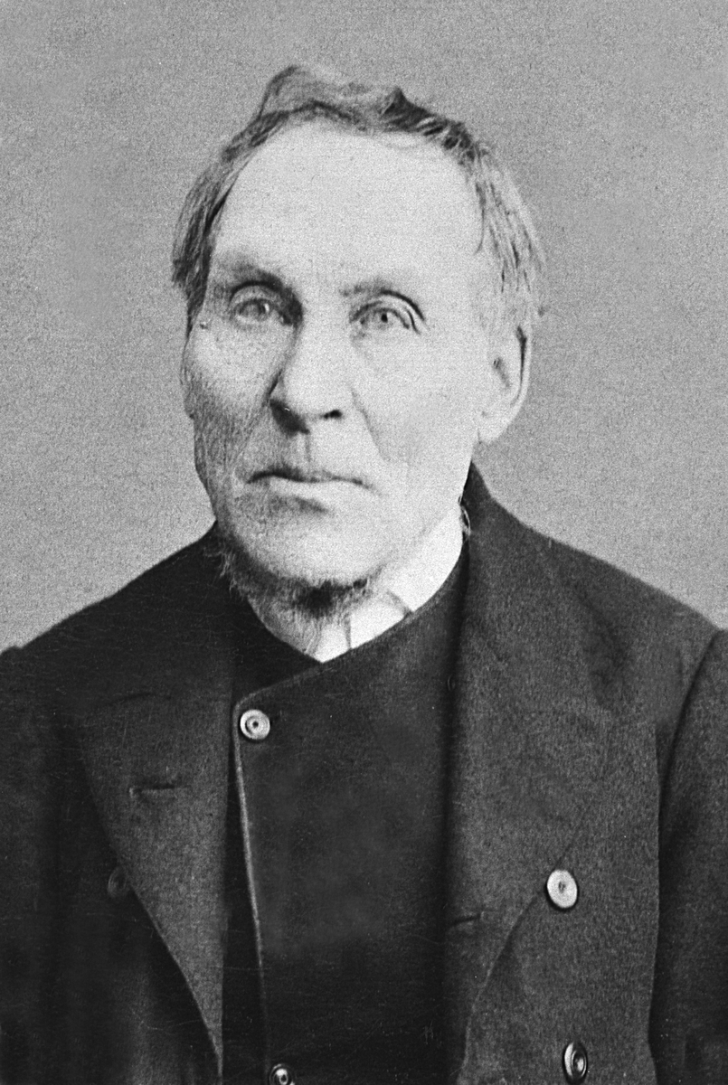 Anno Domkirkeodden, PORTRETT: OLA BØRRESEN FØDT: 02. 11. 1808 - 01. 04. 1899, ØIEN UNDER SKRAMSTAD