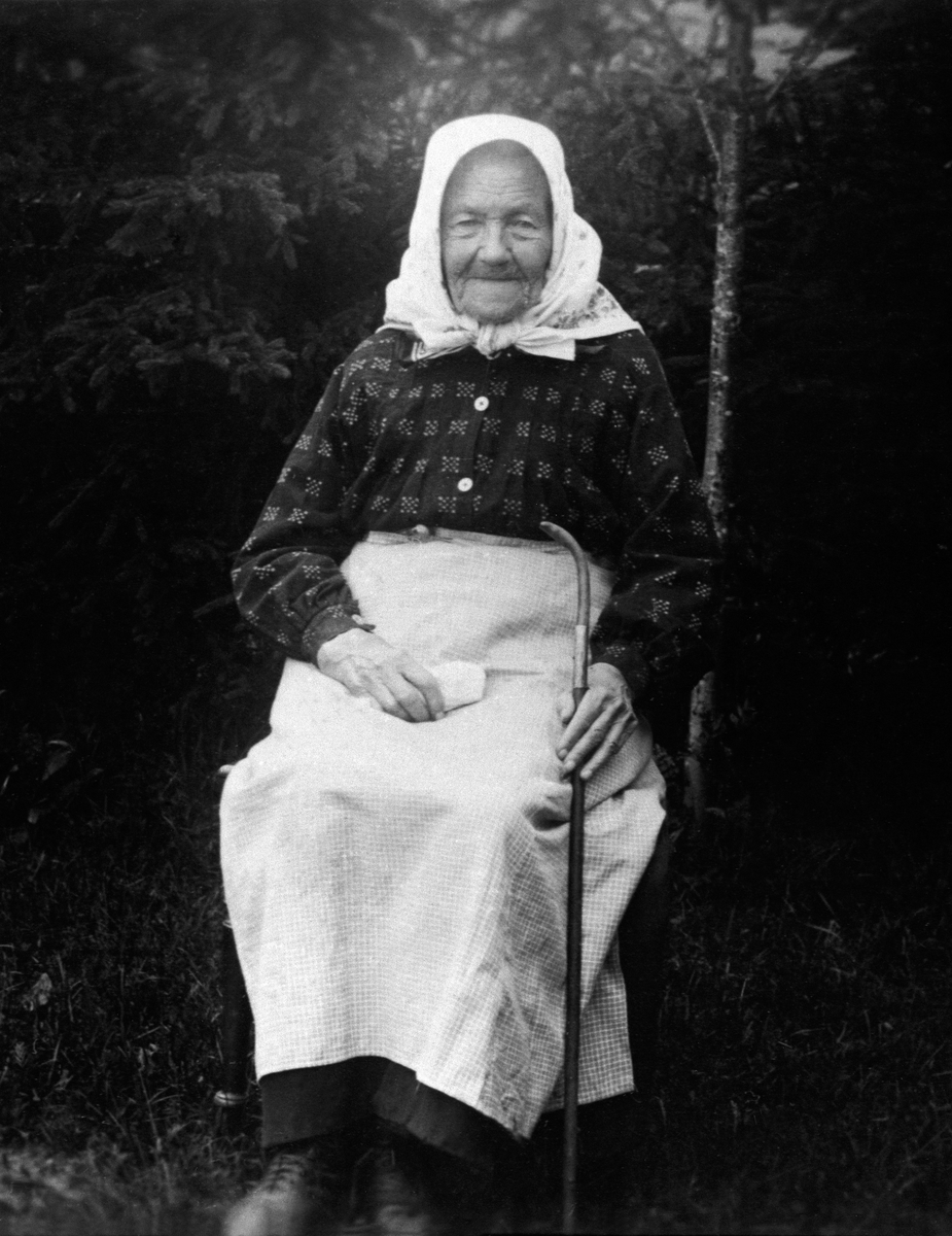 Anno Domkirkeodden, INGE AALERUD, INGE OLSDATTER 02. 09. 1826 - 1919, GIFT MED PER ANDERSEN HELSTADØDEGARDEN UNDER KALLERUD
