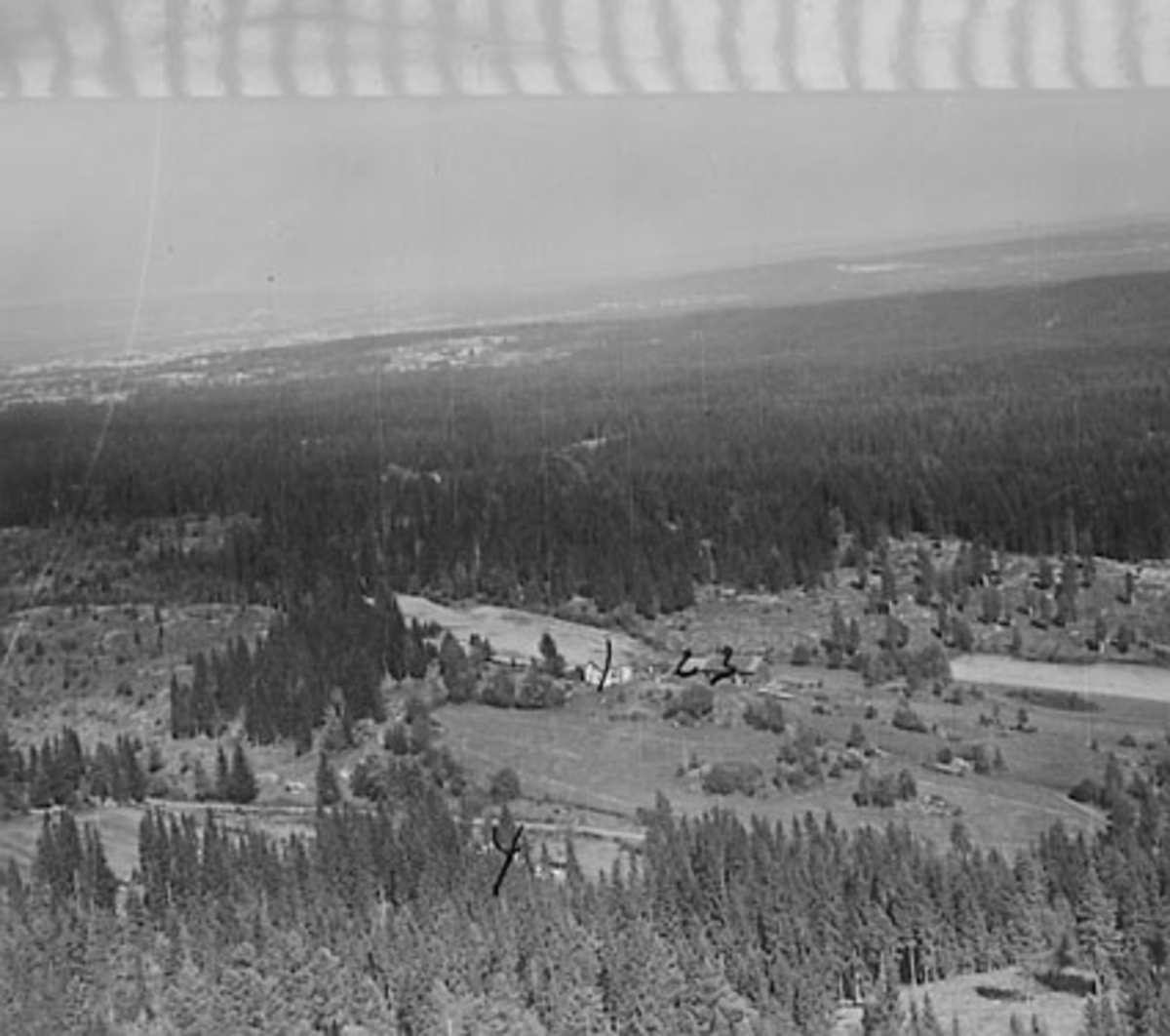 Widerøes Flyveselskap A/S, EKEBERGSHAGEN (HAGEN) GÅRD, FLYFOTO