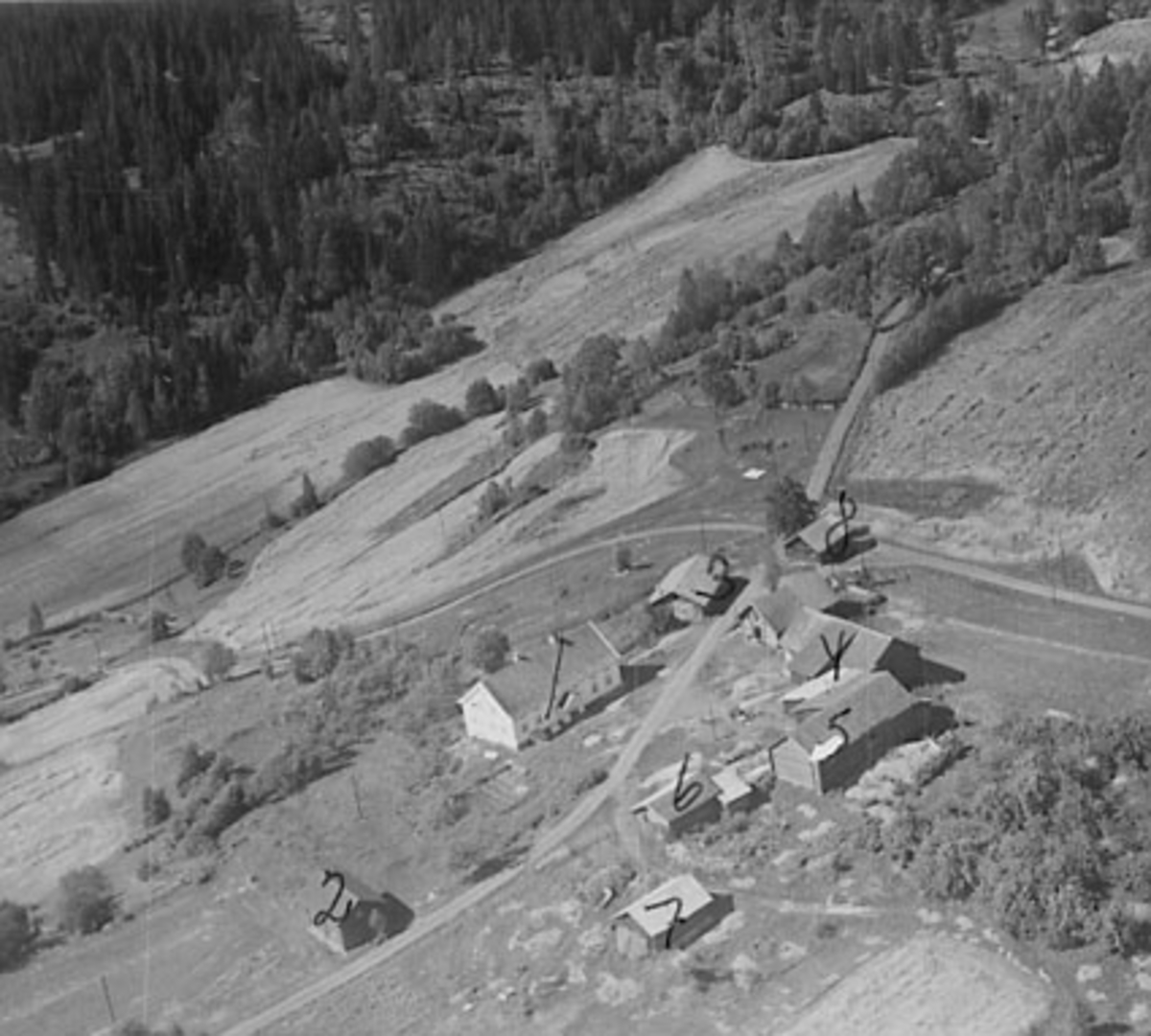 Widerøes Flyveselskap A/S, EKEBERG GÅRD, FLYFOTO