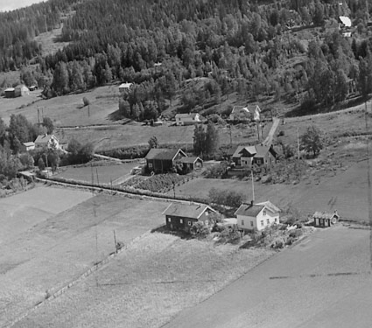 Widerøes Flyveselskap A/S, NYFLØTT GÅRD, FLYFOTO