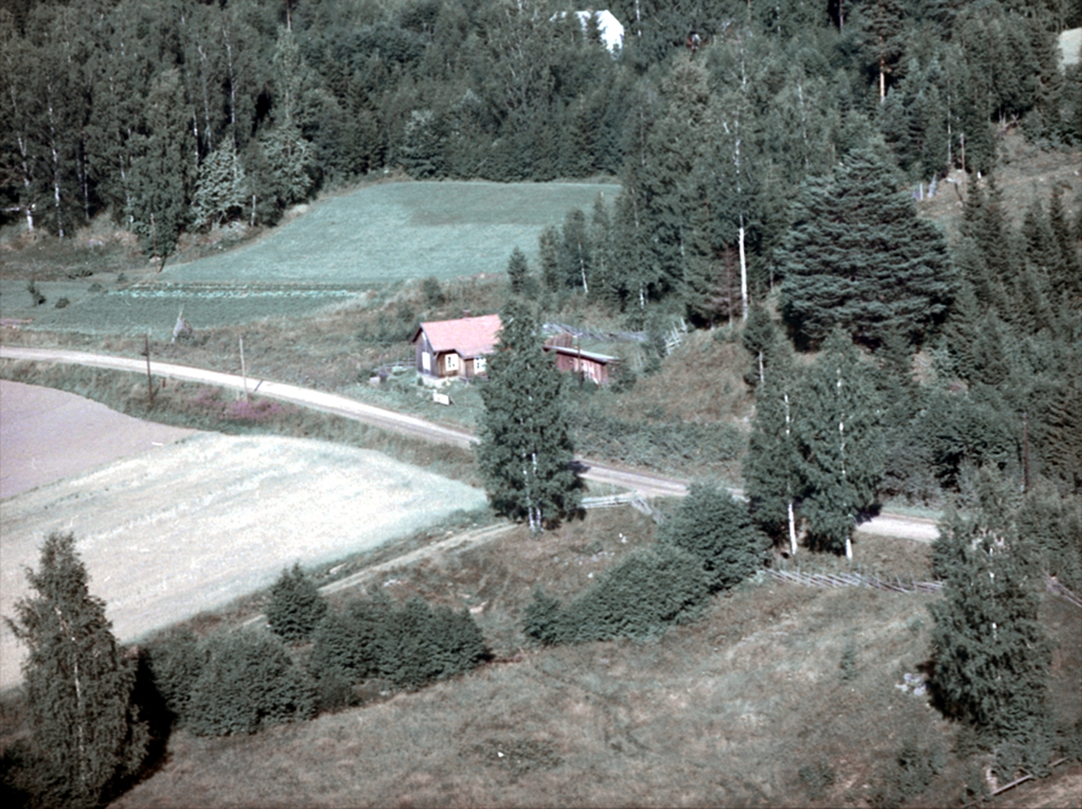 Widerøes Flyveselskap A/S, FLYFOTO, HUS TILHØRENDE HARILDSTAD NEDRE 333-2, TANGEN