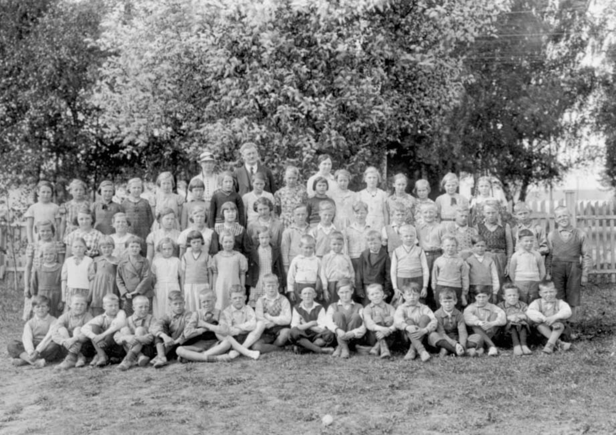 Anno Domkirkeodden, GRUPPE: 66, SKOLEKLASSER, LÆRER VOLD MED ELEVFLOKKEN, KORSLUND SKOLE,