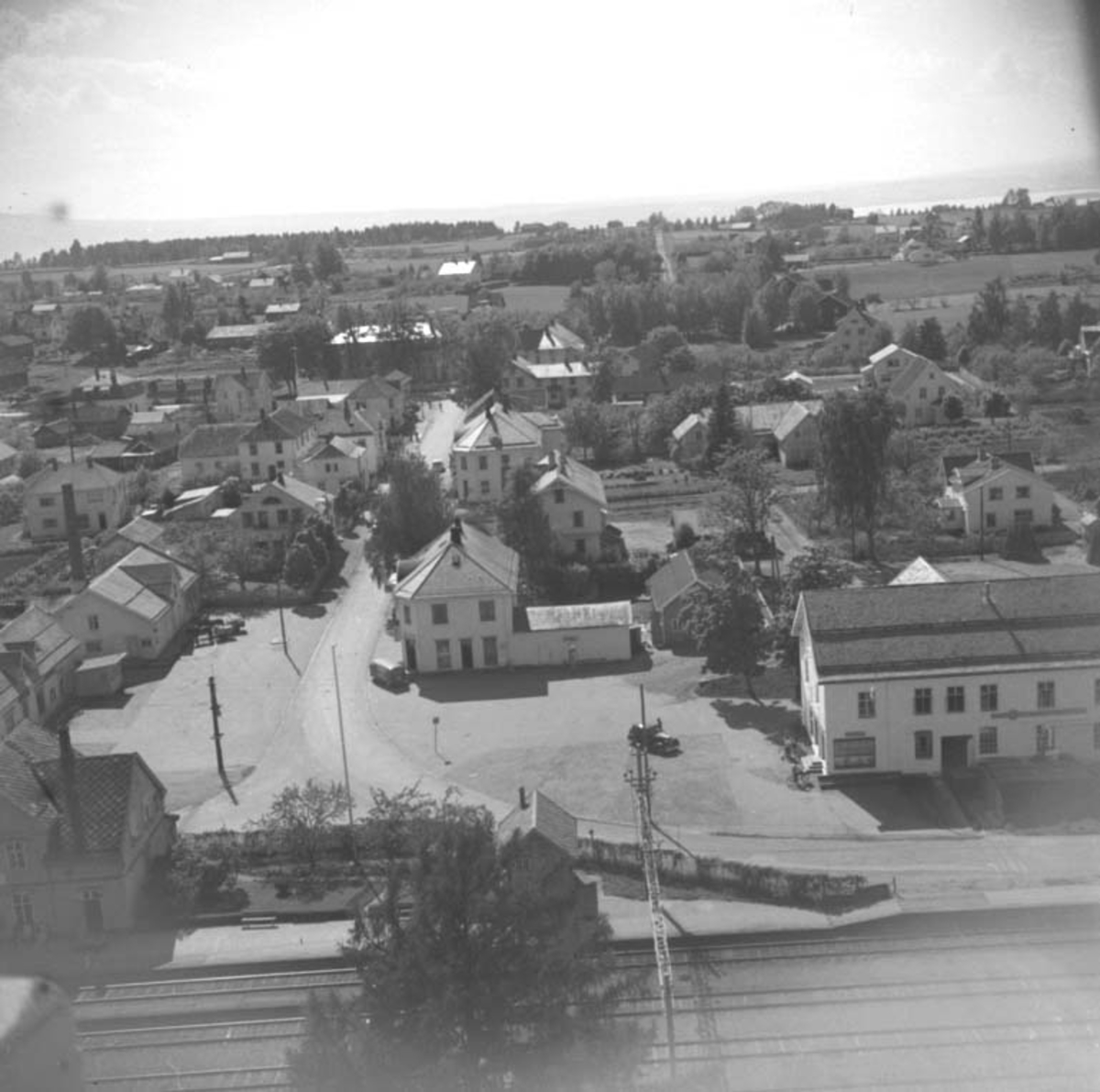 Anno Domkirkeodden, OVERSIKT STANGEBYEN, FRA SILOTÅRNET MOT VEST, FRA MEIERITORGET MOT STANGE KIRKE