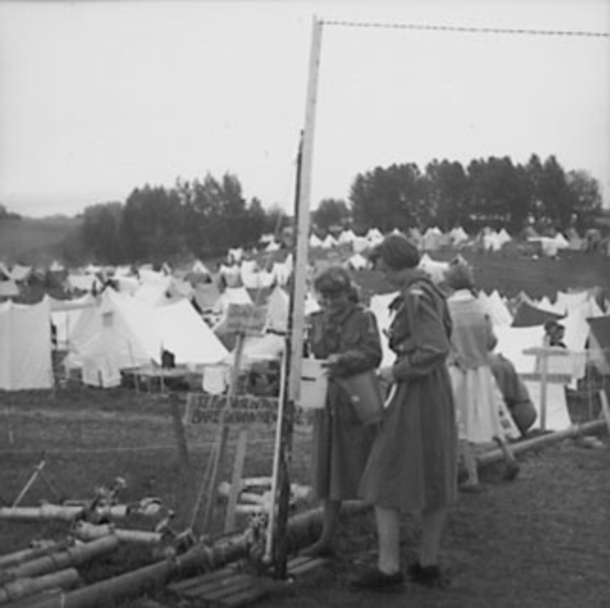 Anno Domkirkeodden, LANDSPIKESPEIDERLEIR, OTTESTAD, HENTING AV VANN, VANNKRAN,