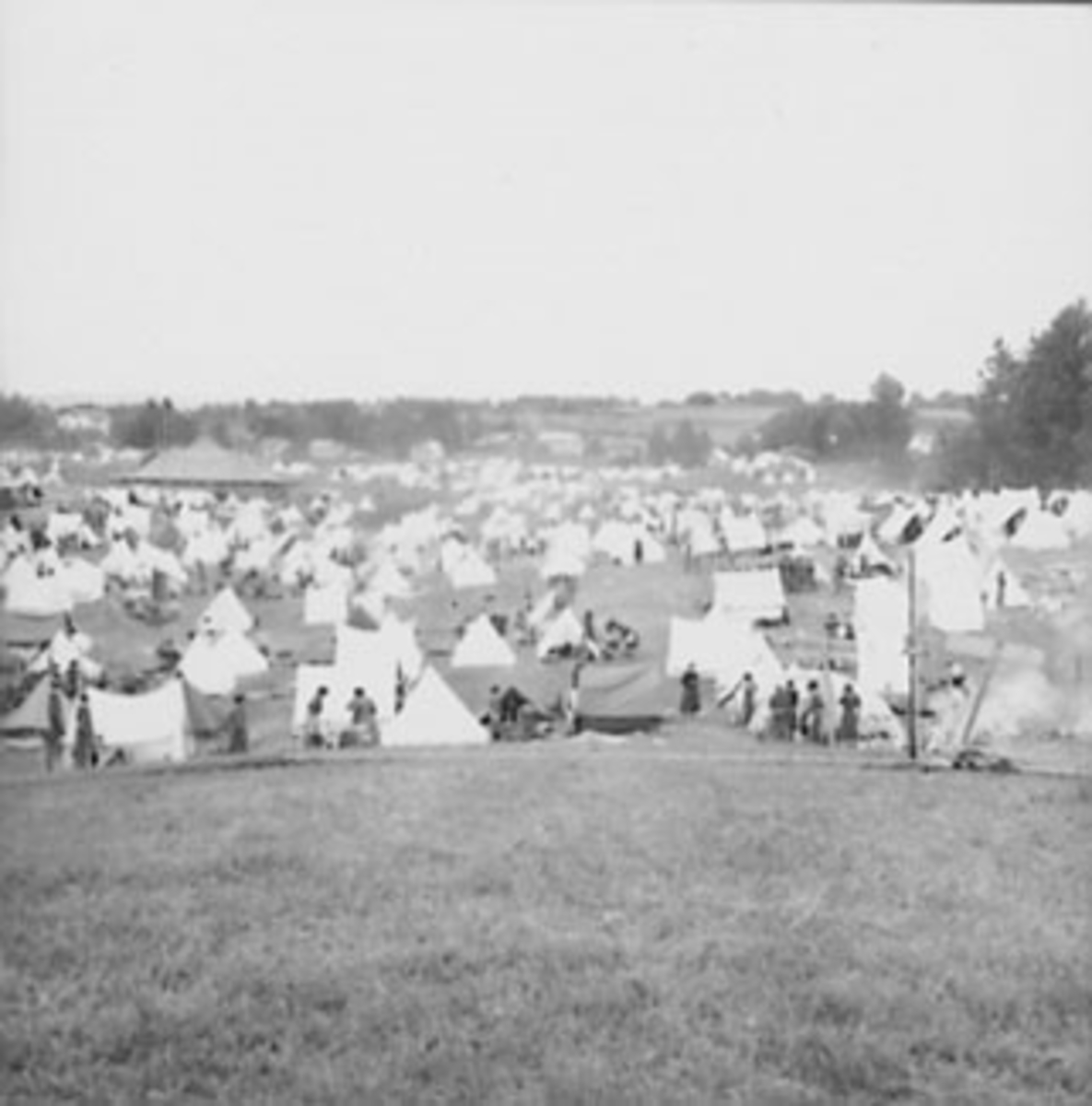 Anno Domkirkeodden, LANDSPIKESPEIDERLEIR, OTTESTAD, OVERSIKT, TELTLEIREN
