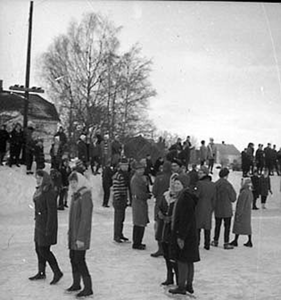 Anno Domkirkeodden, SKØYTELØP, SKØYTESTEVNE, STANGE IDRETTSBANE, PUBLIKUM, STANGE REALSKOLE,